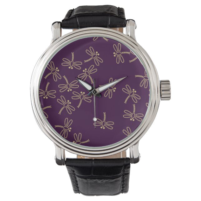 Montre libellules (devant)