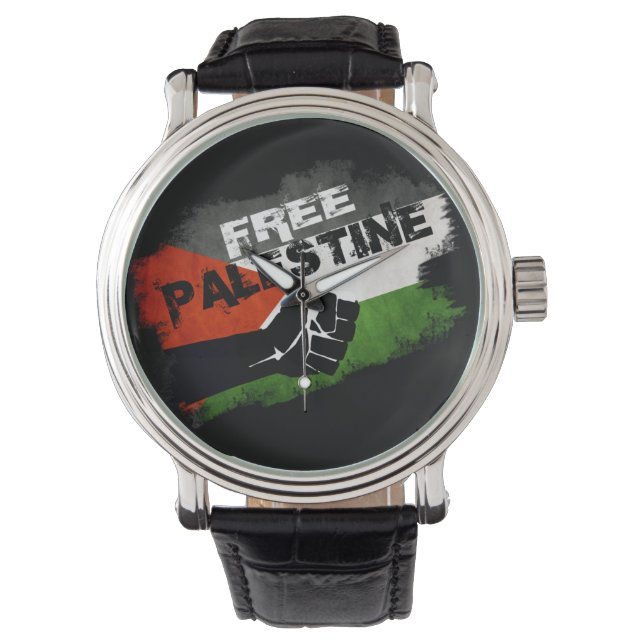 Montre Libérer la Palestine (devant)