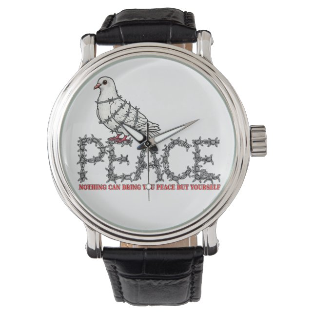 Montre Liberté et paix (devant)