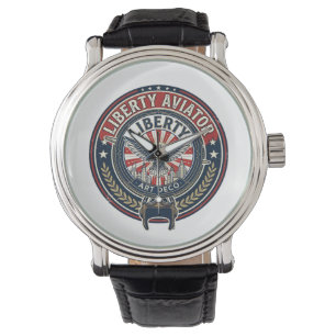 Montre Liberty Aviator Patriotique Aviation Patriotique V