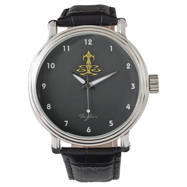 Montre Libra jaune (devant)