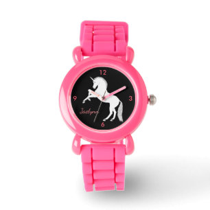Montre Licorne blanche de élevage magnifique avec le nom