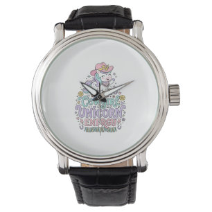 Montre Licorne Cowgirl Licorne Énergie Produit Mignon Pas