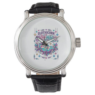 Montre Licorne Slothicorne Magie lente Marché coloré