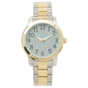 Montre Lignes vertes carrées