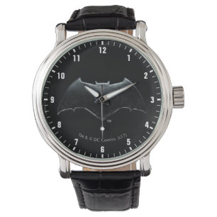 Montre Ligue de la justice Symbole de Batman métallique