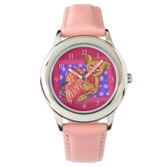 Montre Lion Cub Valentine (devant)