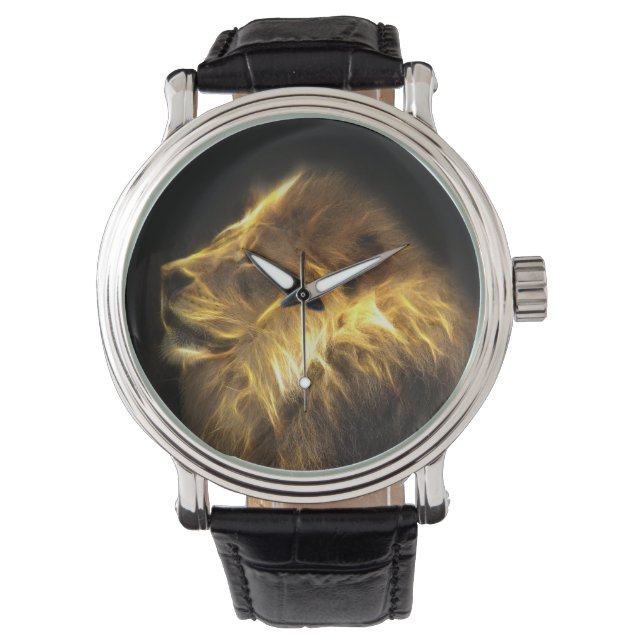 Montre Lion fractal (devant)
