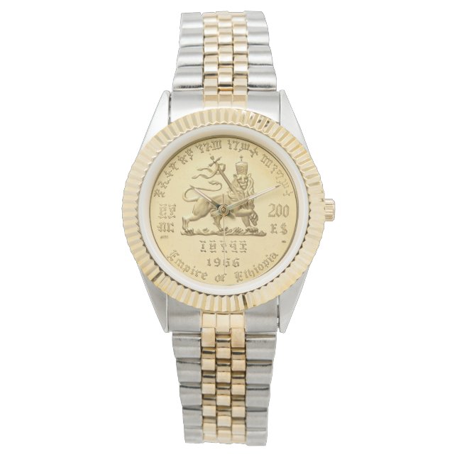 Montre Lion of Judah - Haile Selassie - Watch (devant)