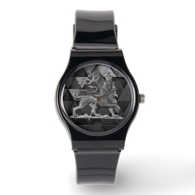 Montre Lion of Judah Jah Rasta Reggae Roots Kid (Recto)