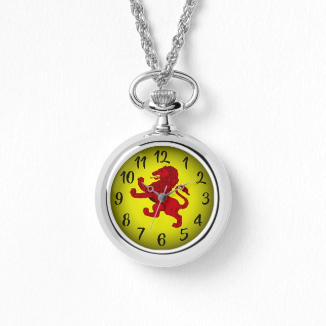 Montre Lion rampant écossais du vieux drapeau écossais (Recto)