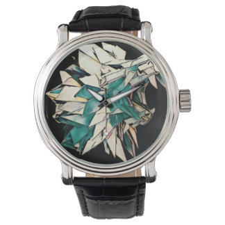Montre Lion Vintage en cuir