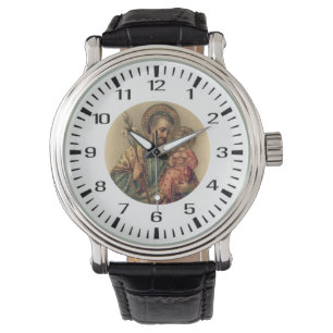 Montre Lis traditionnels de Jésus d'enfant de St Joseph