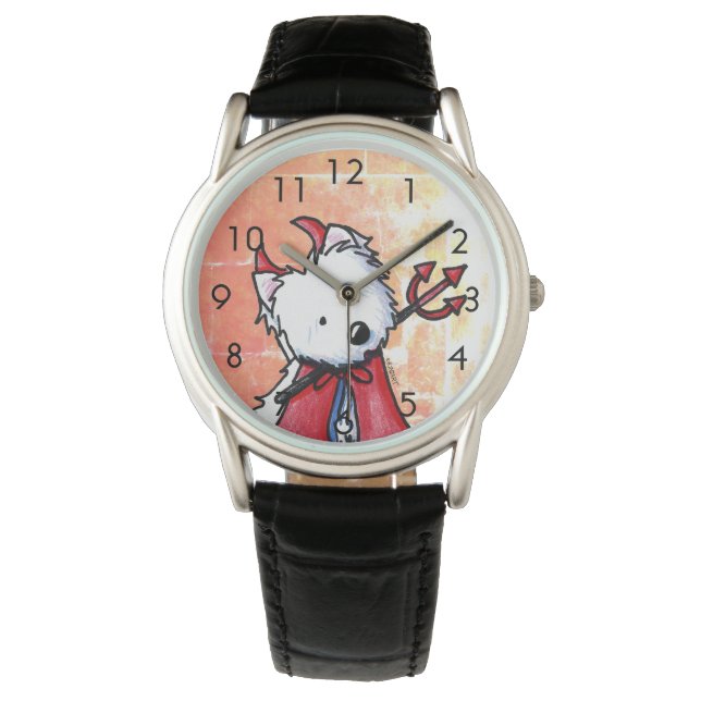 Montre Little Devil Red WESTIE Watch (devant)