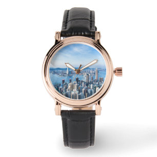 Montre Littoral Tsim Sha Tsu, île de Hong Kong, Asie