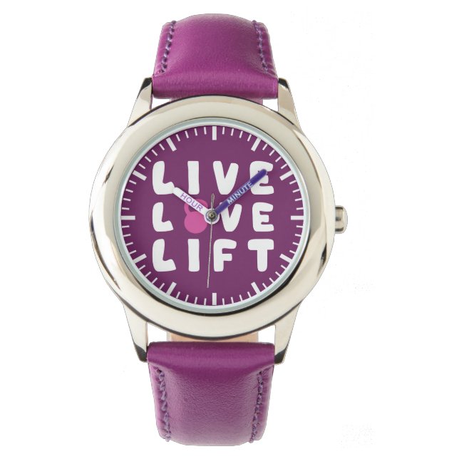 Montre Live, Amour, Fitness Lift (devant)