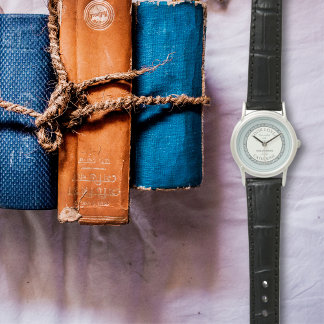 Montre Livre Lover Blue Personnalisé eWatch