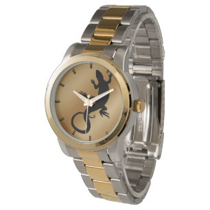Montre Lizard Art Watch Cool Reptile Art Wrist Watch