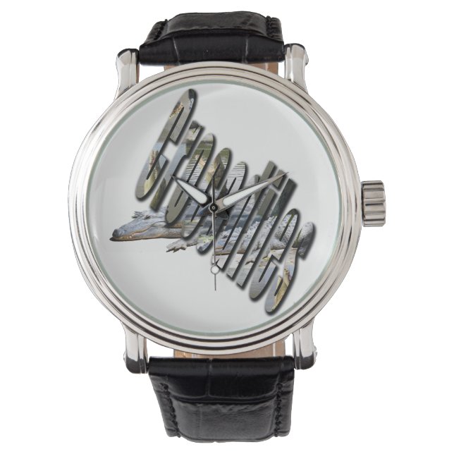 Montre Logo Australien Crocodile Et Crocodile, (devant)