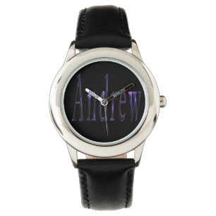 Montre Logo de Blue Andrew Name,
