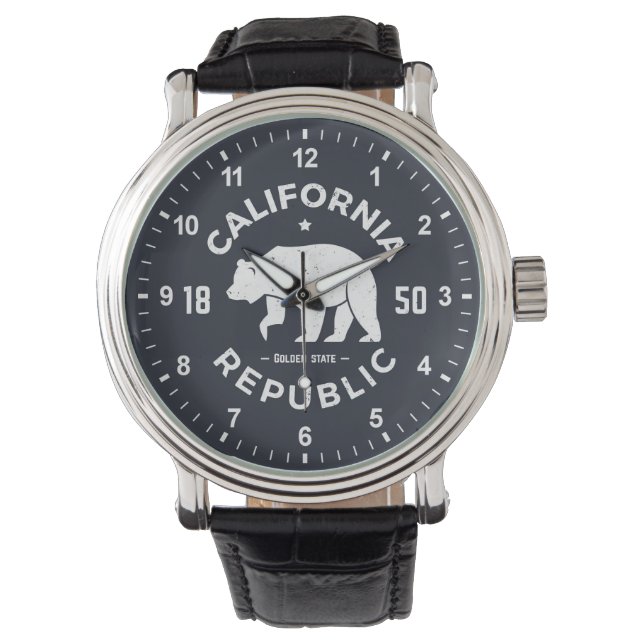 Montre Logo de Californie | L'État d'or (devant)