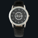 Montre Logo de Custom Company<br><div class="desc">Ajoutez votre logo d'entreprise personnalisé pour créer une montre à poignet unique. Fait un don promotionnel ou un cadeau d'entreprise pour les clients,  les vendeurs,  les employés ou d'autres personnes spéciales. Choisissez parmi différents types de montres comme l'acier inoxydable. Pas de quantité minimale,  pas de frais de configuration.</div>