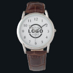 Montre Logo de Custom Company<br><div class="desc">Ajoutez votre logo d'entreprise personnalisé pour créer une montre à poignet unique. Fait un don promotionnel ou un cadeau d'entreprise pour les clients,  les vendeurs,  les employés ou d'autres personnes spéciales. Choisissez parmi différents types de montres comme l'acier inoxydable. Pas de quantité minimale,  pas de frais de configuration.</div>