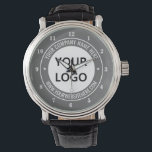Montre Logo de l'entreprise personnalisée Texte de l'entr<br><div class="desc">Couleurs et polices personnalisées - Montres personnalisées avec votre entreprise Nom du logo Site Web ou Texte personnalisé Design professionnel Promotionnel Business Watch Cadeau - Ajouter votre logo - Image ou photo - QR Code / et nom - Entreprise / Site Web ou autre information / texte - Redimensionner et...</div>