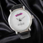 Montre Logo d'entreprise personnalisé promotion du nom d'<br><div class="desc">personnalisez avec votre logo et votre nom d'entreprise. idéal cadeau d'entreprise.</div>