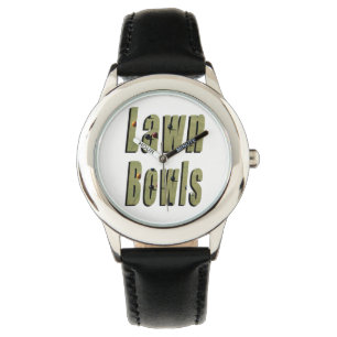 Montre logo dimensionnel de Lawn Bowl,