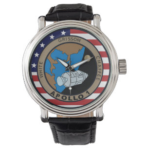Montre Logo du patch de mission Apollo 1