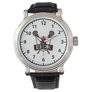 Montre Logo japonais de lacrosse