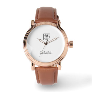 Montre Logo minimaliste gris   Marque d'entreprise modern