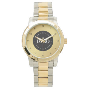 Montre Logo personnalisé Gold Gradient Propriétaire de l'
