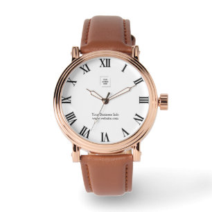 Montre Logo Professionnel & Nom d'Entreprise Moderne