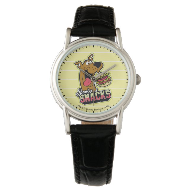 Montre Logo Scooby-Doo "Scooby Snacks" (devant)