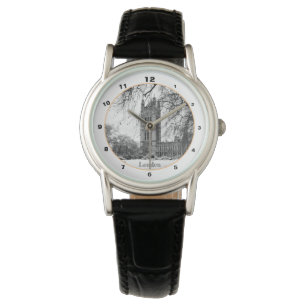 Montre London Winter, Westminster Palace /British vintage