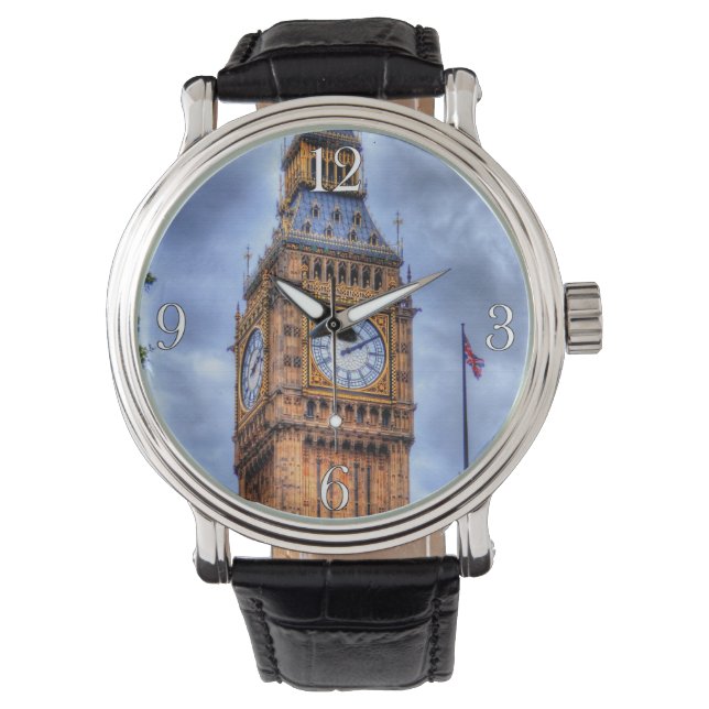 Montre Londres, Angleterre historique Elizabeth Tower Big (devant)