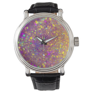 Montre L'Opale holographique brillante