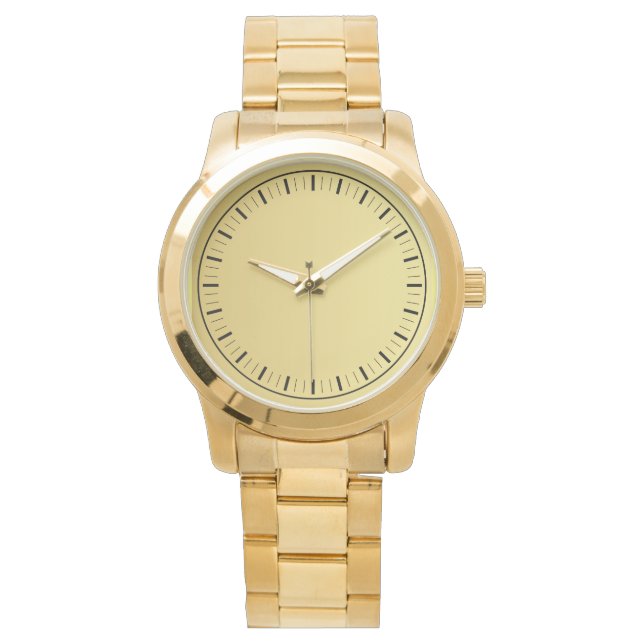 Montre L'or masculin contemporain (devant)