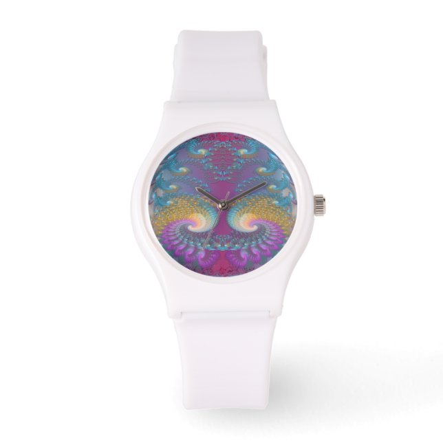 Montre Lotus Fractal Art (Recto)