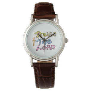 Montre Louange au SEIGNEUR Dames chrétiennes colorées 