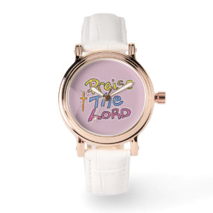 Montre Louez le Seigneur Christian Pink 