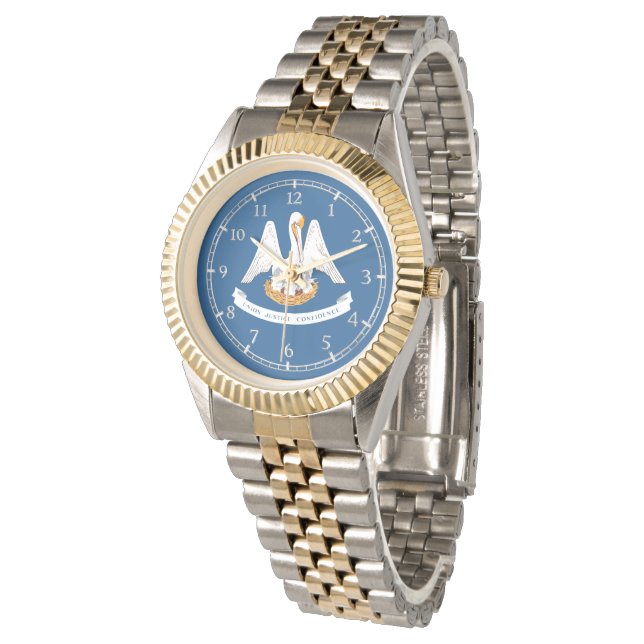 Montre Louisiane State Flag Watch Design (Incliné)