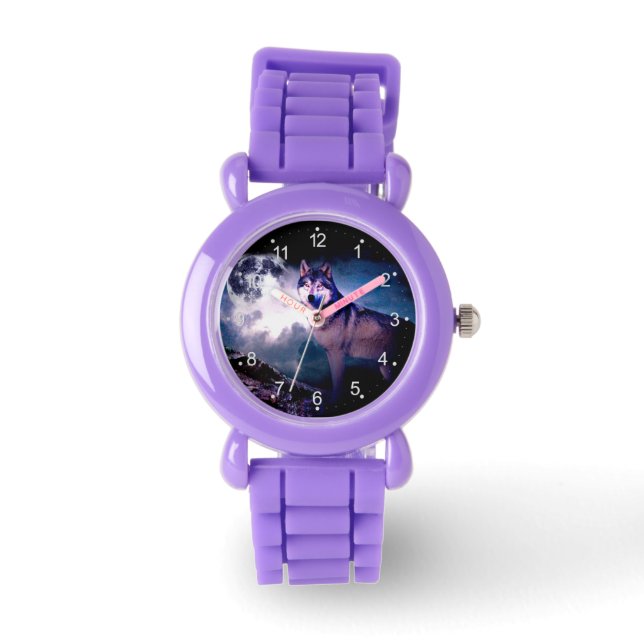 Montre Loup lunaire (Recto)