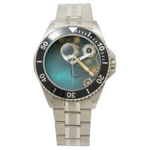 Montre Loupe en style Steampunk