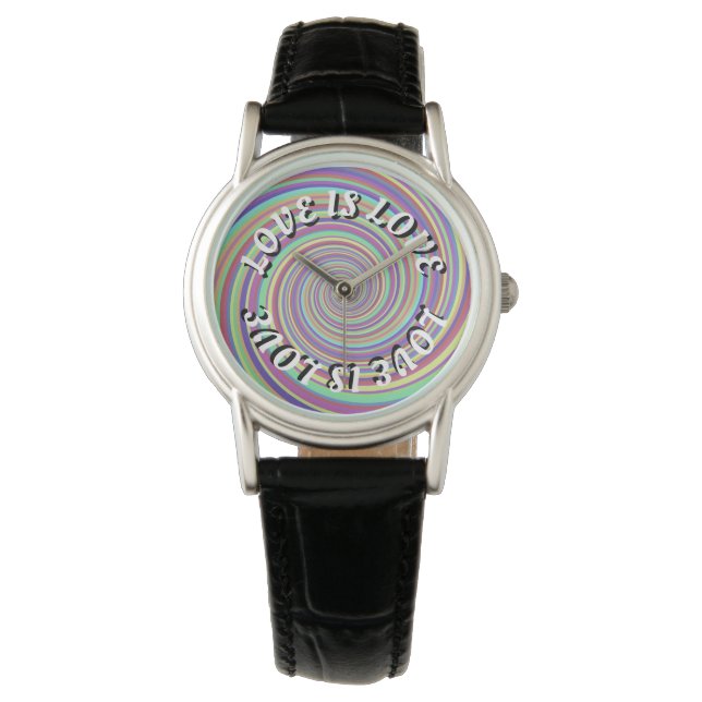Montre Love Is Love Fierté (devant)