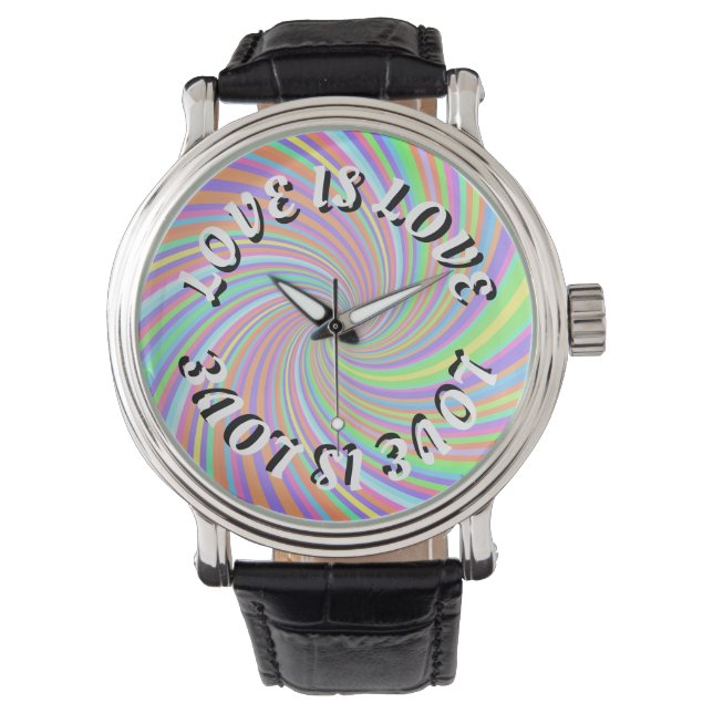 Montre Love Is Love Fierté (devant)