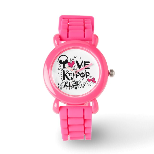 Montre LOVE K-POP MUSIC Watch (Recto)