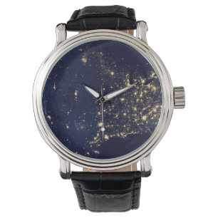 Montre Lumières de la NASA de l'espace Etats-Unis